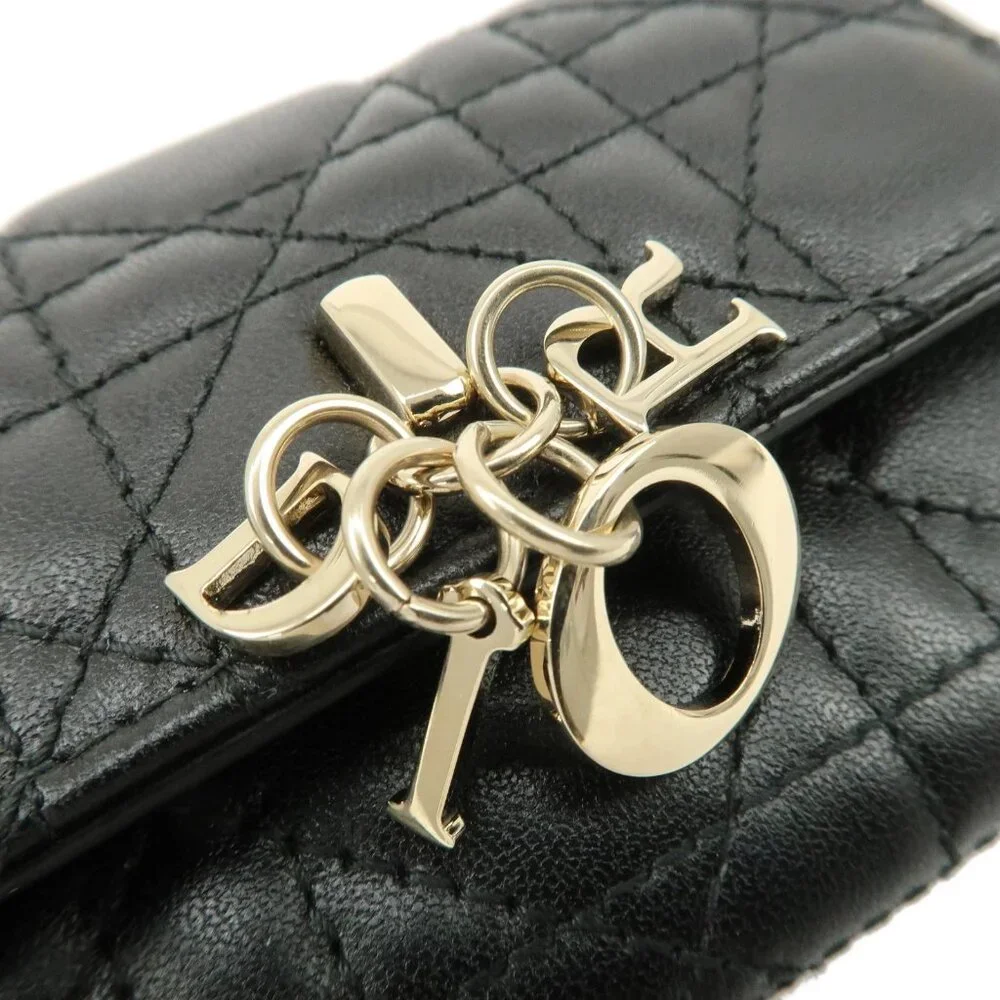 ❤️Authentic Christian Dior Canage Leather Compact Wallet❤️
